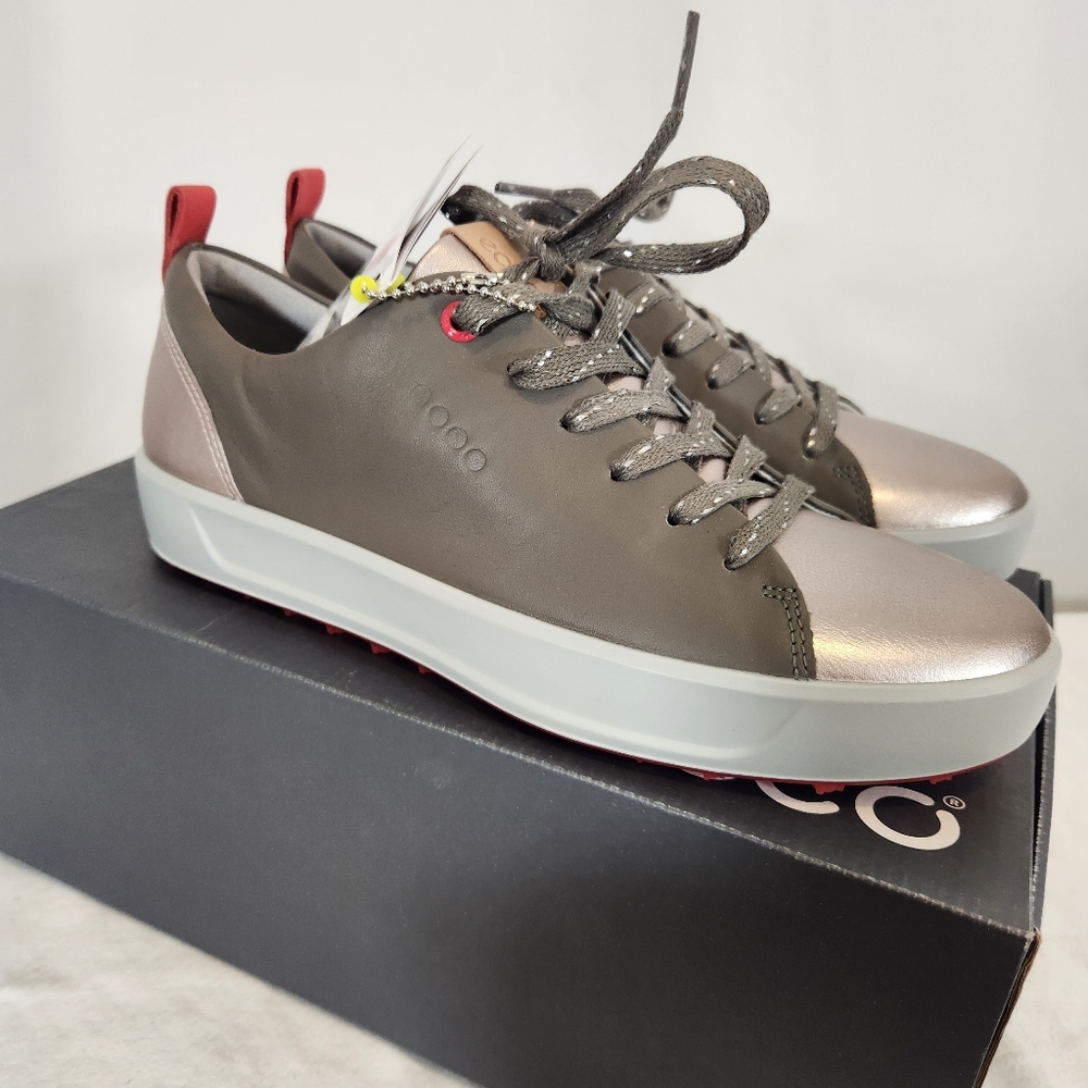 Ecco Hydromax E-DTS Golf Shoes Leather Mens Size 38/ 7-7.5 NIB